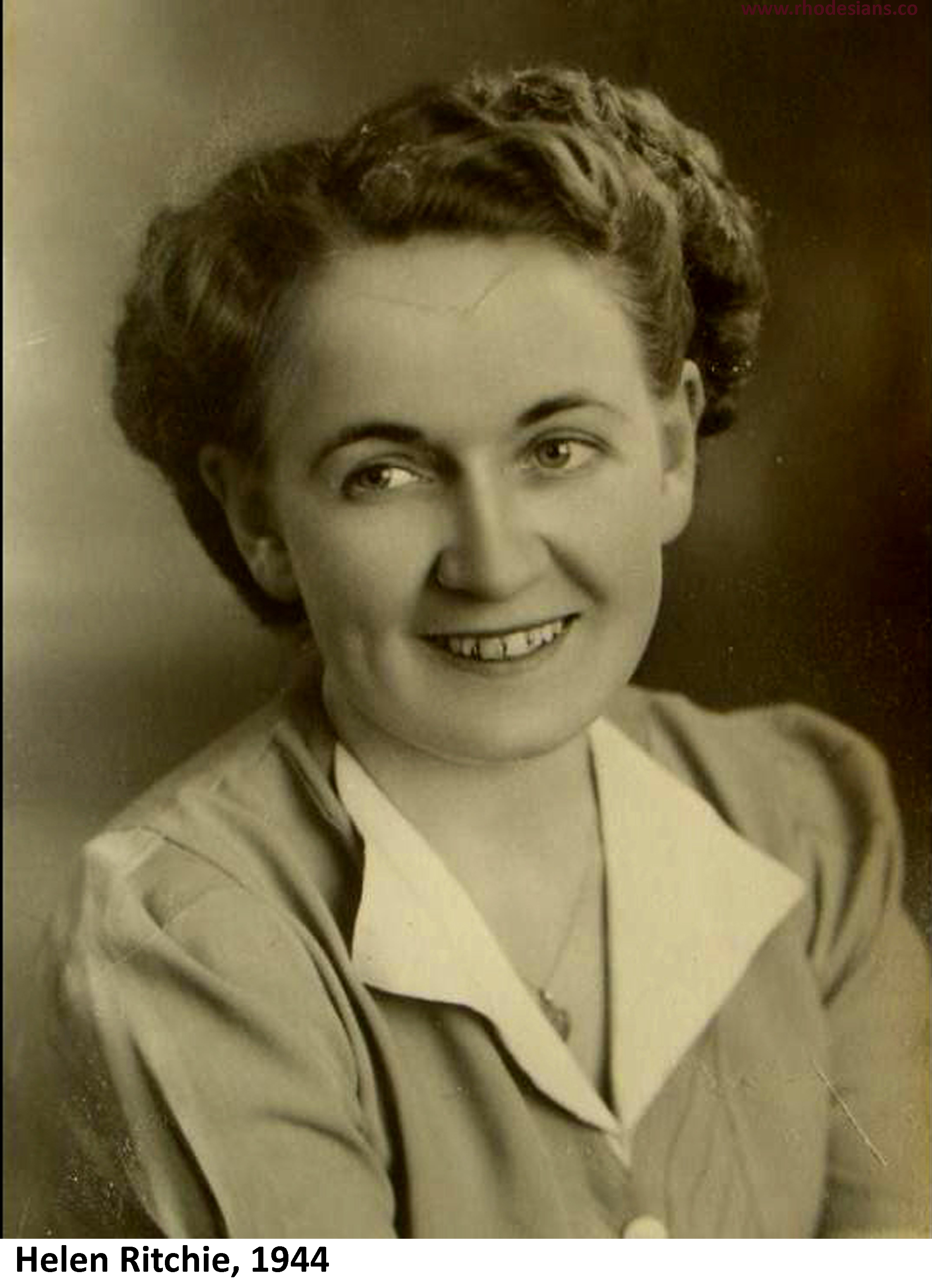 Helen Ritchie teacher in Salisbury in 1944