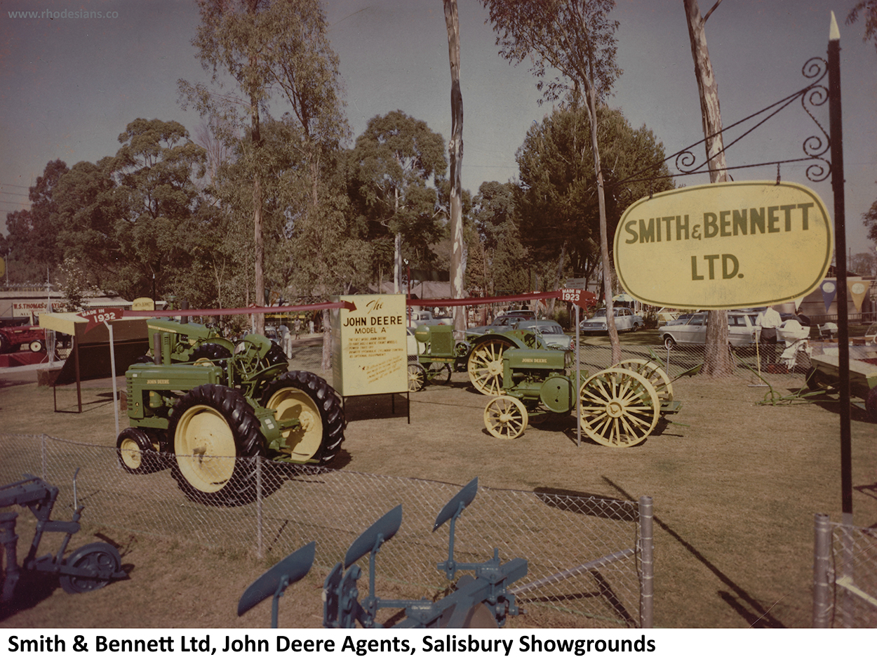 Smith & Bennett exhibit at Salisbury Showgrounds