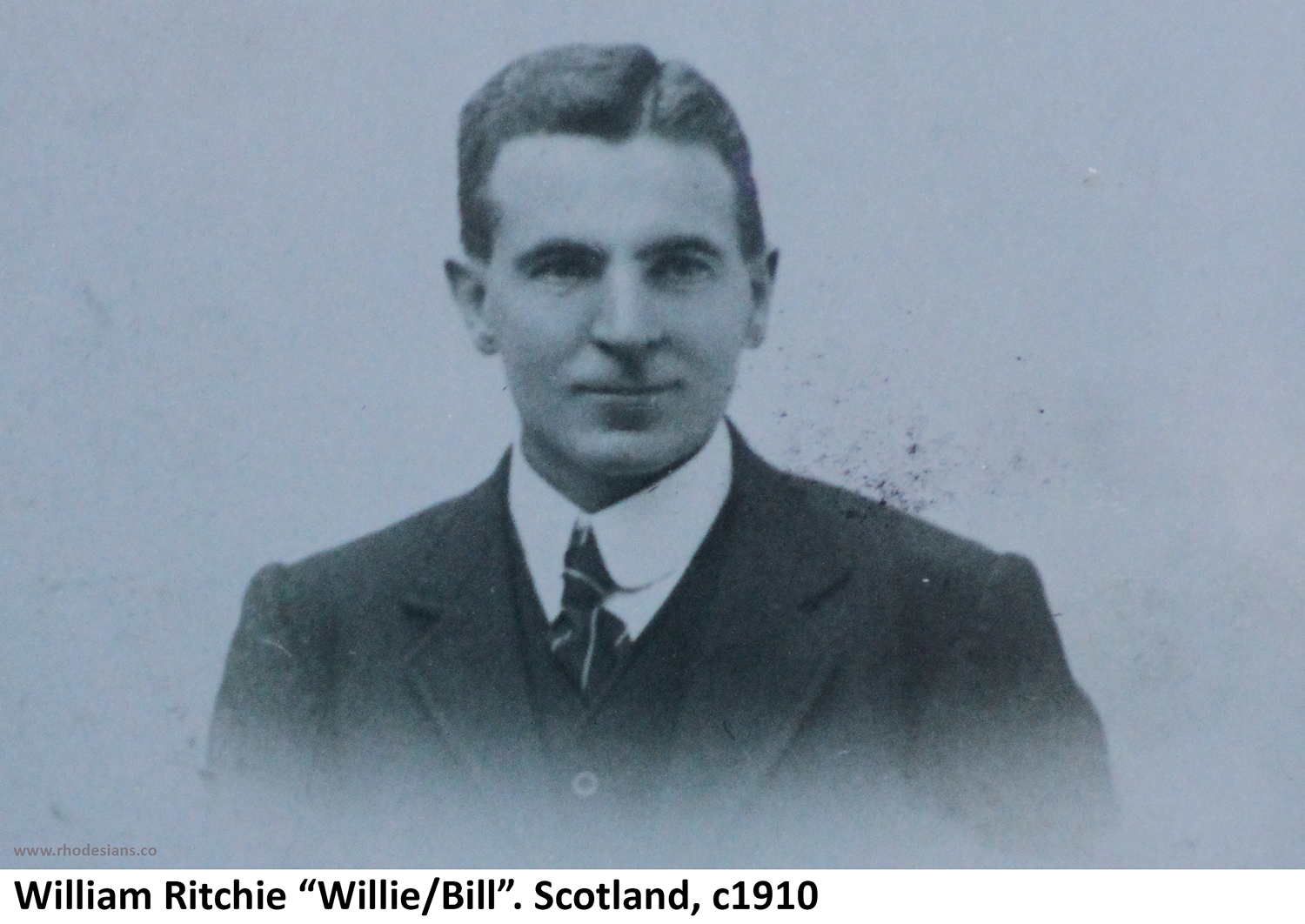 William Ritchie portrait in Scotland around 1910