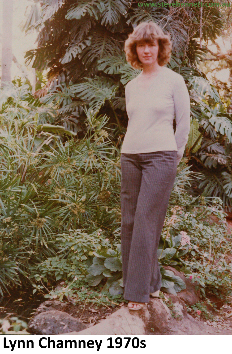 Lynn Chamney at Nyandirwi in early 1970s when at University of Cape Town